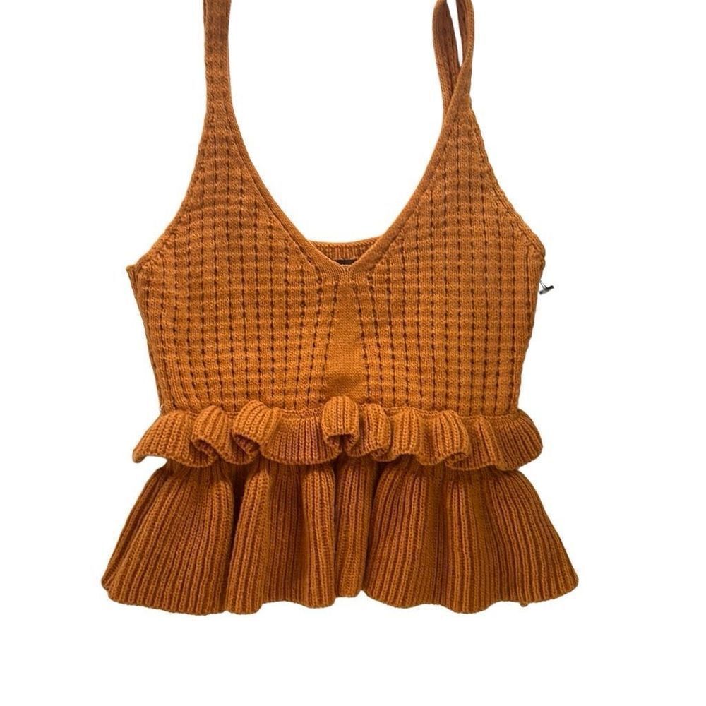 Shein burnt orange tank, size small